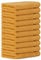Luckytowel 10er Set Gästehandtücher 30x50 cm 100% Baumwolle, 600g/m² Oeko-Tex Gästetuch-Set 10er Pack Gold