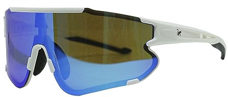 Surf Monkey Sport-Sonnenbrille für Herren und Damen, polarisierte Gläser TR90, leichte Brille für Fahrrad und Outdoor-Sport (Blau)