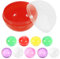 Luxshiny 50pièces Capsules Vides Rondes Colorées Boules Remplissables Multifonctions pour Décorations De Fête Et Ventes Automatiques