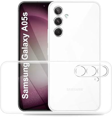 Cyber-Tech for Samsung Galaxy A05S Case, Shock-Absorption Flexible Clear TPU Protective Cell Phone Cover for Samsung Galaxy A05S 6.7 Phone Case Clear