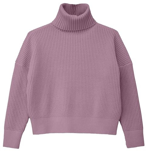 s.Oliver Junior Mädchen 2153053 Pullover mit Rollkragen, Lila/Rosa 4751, 146/152