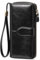 GAEKEAO Portefeuille Femme Grand Format, Grande capacité Porte Monnaie Femme Cuir, Porte-chéquiers Porte-Carte RFID Blocage, Idee Cadeau Femme