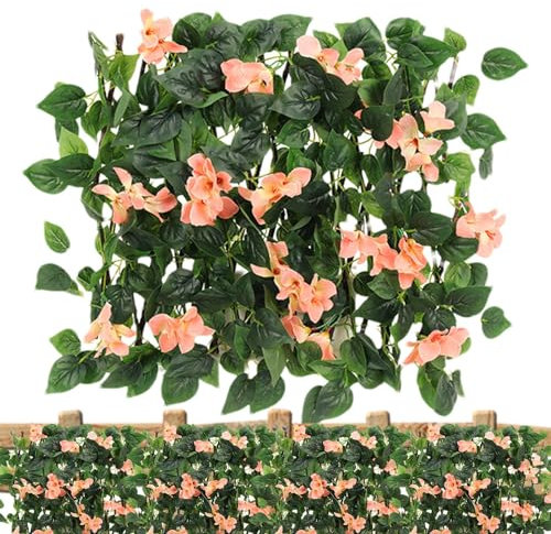 Clôture de lierre artificiel, clôture de jardin, écran d'intimité, treillis extensible, faux pour jardin, balcon, panneaux, tacery, clôture d'intimité