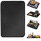 Tapis de Protection Résistant à la Chaleur pour Friteuse à Air et Machine à Café，60 x 40 cm en Silicone Noir, Anti-dérapant et Imperméable