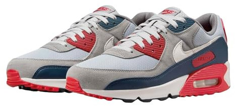 Nike Herren Air Max 90 Sneaker, Lt Smoke Grey/Phanto, 42.5 EU
