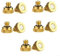 Upgrade your For Garden Sprinkler with Brass Misting Nozzles Pack of 10