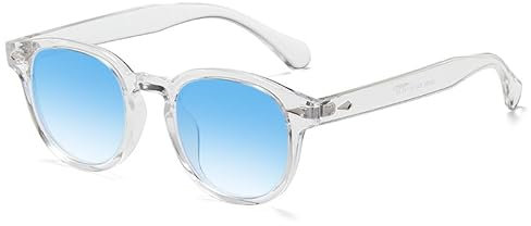 SHEEN KELLY Occhiali da sole vintage con lenti rotonde colorati retrò moda donna occhiali da sole estivi viola