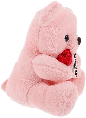 Alasum Ours Peluche Décoratif avec Roses Jouet Peluche Mignon pour Saint-Valentin Adorable pour Anniversaire Et Occasions Spéciales