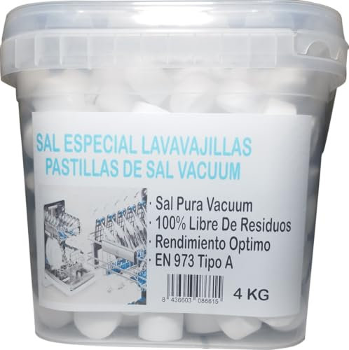 Sal Para Lavavajillas 4Kg (1, Vacuum Pastillas)