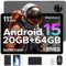 DOOGEE Tab A9+ Tablet con Teclado y Lapiz 8580mAh, Tablet 11 Pulgadas Android 15, 20GB RAM+ 64GB ROM (TF 2TB), Tableta Niños Altavoces Duales, 13MP/FM/Face ID/WidevineL1/GPS/Bluetooth 5.0/3.5mm