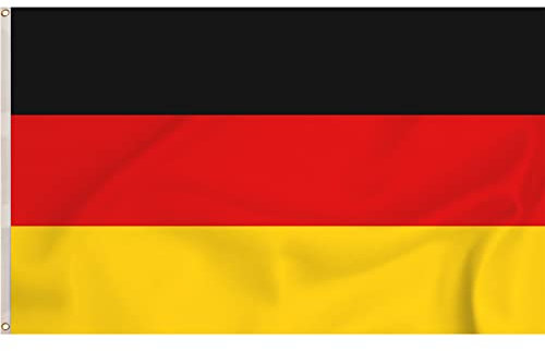 Storm&Lighthouse Deutschland Flagge Deutsche Flagge, 150 x 90 cm, mit Metalösen