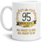 Tassendruck Geburtstags-Tasse Knackige 95 Geburtstags-Geschenk Zum 95. Geburtstag/Geschenkidee/Scherzartikel/Lustig/Witzig/Spaß/Fun/Mug/Cup/Beste Qualität - 25 Jahre Erfahrung
