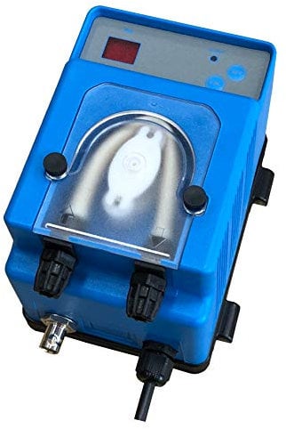Pompe doseuse péristaltique à dosage proportionnel avec mesure du pH, modèle MP2SP - 1.5 l/h 230 Vac, tuyau à membrane en santoprène, pour dosage d’acide (pH)