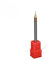 1pc 0,6 Millimetri Micro Incisione Bit 2 Flauti Piatto Fresa TiCN Coating Piatto Fresa 4mm Tibia Router di CNC Bit (Taglia : 1pc 0.6mm)