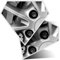 2 x Diamond Stickers 7.5 cm BW - Brake Caliper Alloy Wheel Car Fun Decals for Laptops,Tablets,Luggage,Scrap Booking,Fridges, #36767