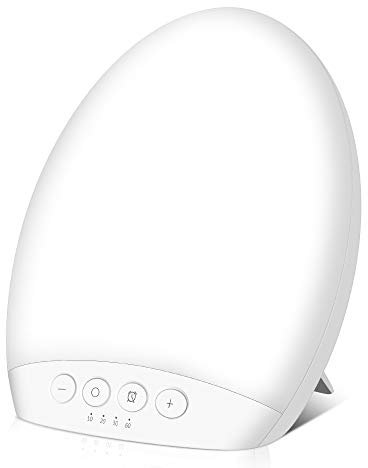Lampada per la terapia 10000 Lux, lampada per fototerapia LED senza UV, con luminosità e temperatura di colore regolabili, 4 impostazioni di timer, funzione di memoria, per casa o ufficio