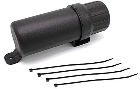 Motorräd Aufbewahrungsbox, Asudaro Motorrad Offroad Universal Tool Wasserdichtes Aufbewahrungsrohr mit Diebstahlsicherungsring Tragbares Versteckrohr Aufhängender Aufbewahrungseimer für Motorräder