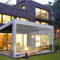 Jcnfa-Seitenzug- & Springrollos Outdoor Groß Wasserdichter,Transparente Vinyl-Rollläden,Für Terrassen, Pavillons, Terrassen, Windschutz, Auße,PVC Rollos,140cm/150cm/160cm Breit