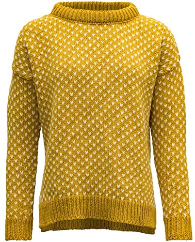 Devold Damen Nordsjø Wool Sweater Sweatshirt, Pfahl, XL