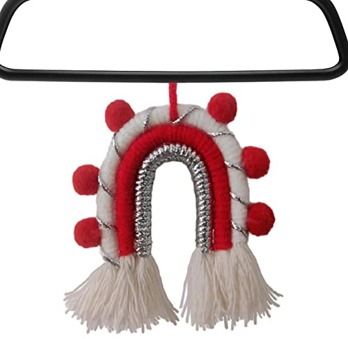 Boho Weihnachtsschmuck – Boho Regenbogen Ornamente – Moderne Heimdekoration Accessoires Anhänger für Schlafzimmer Kinderzimmer Baby Kinderzimmer