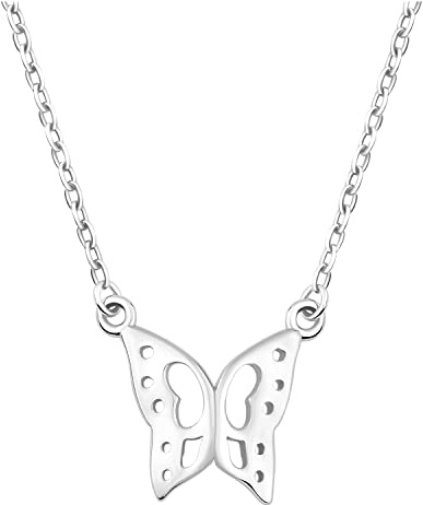 Sofia Milani - Damen Halskette 925 Silber - Schmetterling Anhänger - N0616