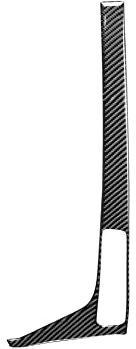 JORAsa Passend für Audi A4 B9 2016-2021 Carbon Fiber Car Center Schalthebel Bedienfeld Seitenrahmen Trim Styling Auto Trim Zubehör Guard Sticker Kits