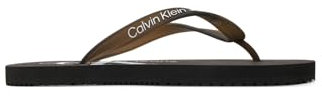 Calvin Klein Jeans Damen Flip Flops Beach Sandal Badeschuhe, Schwarz (Black), 36