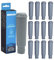 Seltino - Spitze Gewinde Wasserfilter Ersatz für Krups F088 Nivona NIRF700 - Kaffeemaschinen-Reinigungsset - Set 12x Wasserfilter