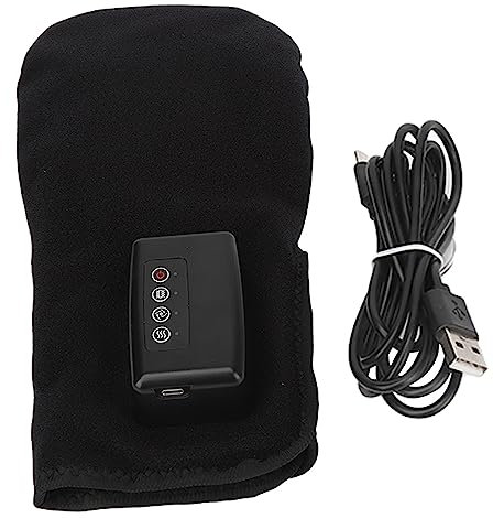 Sonew Beheiztes Handmassagegerät, 3 Modi, Heizung, Multifunktions Elektrisch USB Hand Finger Massagegerät, Kabelloses Beheizte Massagehandschuhe für Karpaltunnel