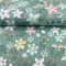 EDGEAM Baumwollstoff Meterware 160 cm breit - Stoffe zum Nähen (50cm, 100cm, 200cm) - Handwerken Nähen Stoff - Dekostoff - Nähmaterial (Grün 07#, 50x160cm)
