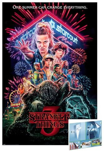 Close Up Stranger Things - Poster (Season 3 Summer of 85) (Größe: 61cm x 91,5cm) (Poster & Poster Strips)