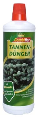 Tannendünger mit Bittersalz 1000ml, Flüssiger Pflanzendünger für vielfältige Pflanzen, unterstützt Wurzel-, Blatt- und Triebwachstum, fördert Gesundheit und Farbe.