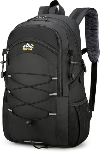 Besrina Wanderrucksack 40L, Herren Damen Wasserdichter Rucksack Trekkingrucksack Reiserucksack, Outdoorrucksack mit Reflexstreifen Für Wandern, Radfahren, Klettern, Bergsteigen und Reisen Sport