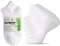 Jeasona 8 Paires Chaussettes 39 42 Bambou Chaussettes Basses Femme Blanche Soquette Femme 39-42