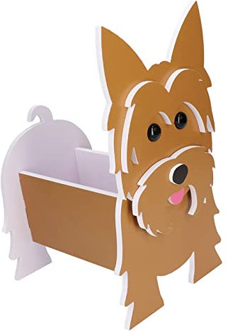 SEAFRONT Hunde-Pflanzgefäß, Blumentopf, Niedlicher Hunde-Pflanzbehälter, Hunde-Pflanzgefäß, Hunde-Pflanzgefäß, Hunde-Pflanzgefäß, PVC-Hunde-Blumentopf, Pflanzenbehälter-Halter,