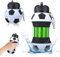 Mineup Bouteille d'eau en Silicone pour le football, 550 ml Gourde pour enfant, Gourde pliable, Bouteille d'eau de football, sans BPA, Gourde Foot pour sac à dos d'hydratation, sport de vélo, sport
