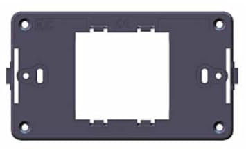 1 Supporto 1 modulo/posto, Schuko, UNEL, Compatibile Con BTicino Magic, Scatola 503, Realizzato In plastica di alta qualità, 100% compatibile con le placche e i moduli originali