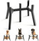 ADENGL Dog Bowl Stand for Medium Large Dogs, Elevated Dog Bowls, Adjustable Width for 18-27cm Wide Dog Bowls, Raised Dog Food & Water Bowl, 28cm Tall Dog Bowl Holder,2-in-1 Design,Bowl Not Included