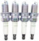 KMLONG 4 Stück Zündkerze passend for Nissan, Altima passend for Mitsubishi, Sentra passend for Suzuki, BKR6E11 Eclipse Galant Montero RC9YC4 FR7DC+ K20PR-U11 BKR6E-11 2756 Zündkerze