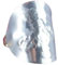 Ring 800 Silber Besteckschmuck Ring, ca. 57 (18,1)