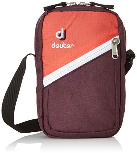 Deuter Escape I Umhängetasche, Aubergine-Coral, 20 cm