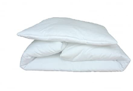 Baby 's Comfort Steppbett & Kissen (Bezug 100% Baumwolle) für Kinderbett, Babybett, Babybett oder Junior Bett
