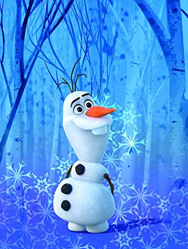 Komar Disney Wandbild Frozen Olaf Crystal | Kinderzimmer, Babyzimmer, Dekoration, Kunstdruck | ohne Rahmen | WB067-30x40 | Größe: 30 x 40 cm (Breite x Höhe), Bunt