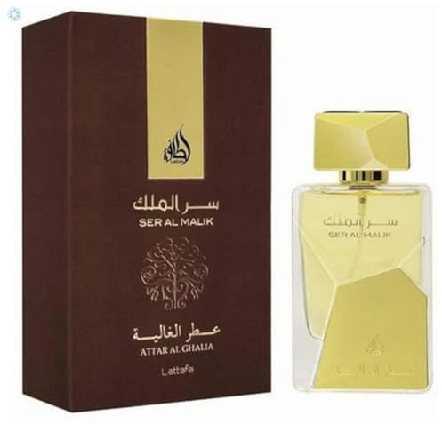 Ser Al Malik Attar Al Ghalia Brown 100ml Lattafa Eau de Parfum - Herren