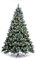 Nataland Albero di Natale Artificiale Verde Innevato Con Pigne, Modello Aspen Altezza 150 Cm, Abete Super Folto con Effetto Realistico e Rami Con Aghi Anticaduta