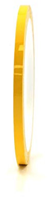 10 Meter (0,79€/Meter) Zierstreifen Auto Motorrad Boot Modellbau Farbauswahl - Finest Folia Dekorstreifen Seitenstreifen Klebestreifen (Gelb, 6mm Breite)
