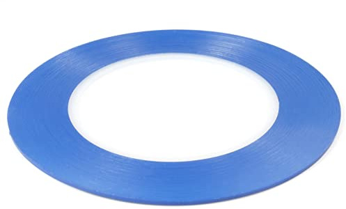 DonDo Fineline Konturenband Zierlinienband lackier Klebeband lackieren Airbrush Masking Tape 1,6mm x 55m blau