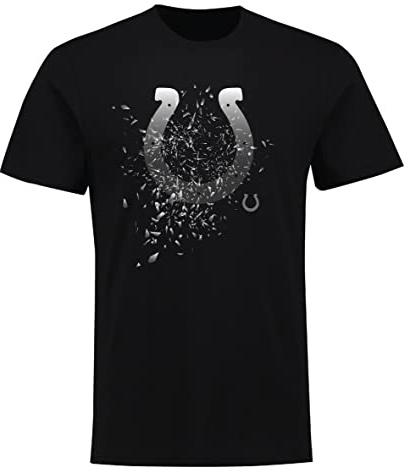 NFL Indianapolis Colts Shatter Graphic Logo Football Shirt schwarz