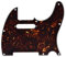 KAISH 8 Hole Tele Style Guitar Pickguard TL Pick Guard with Pickup Mounting Screw Holes for Tele/Telecaster Dark Tortoise