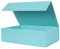Aimyoo Blaue faltbare Geschenkbox mit Magnetverschluss-Deckel, 26,7 x 17,8 x 7,6 cm, mittlere Größe, für Brautjungfer, Bräutigam, Antragsboxen, rechteckige Geschenkbox für Abschlussfeier, Geburtstag,